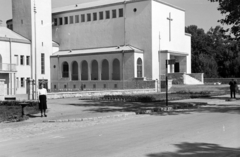 Hungary, Győr, Szent Imre út 35., Szent Imre-templom., 1941, Nagy István, Catholic Church, Fortepan #264500