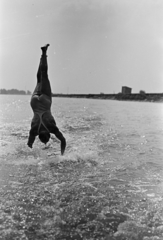 1941, Nagy István, feat, water ski, Fortepan #264511