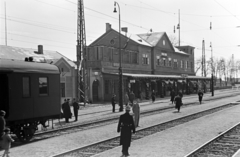 Hungary, Hegyeshalom, vasútállomás, Wilhelm Miklas osztrák szövetségi elnök és feleségének díszes fogadtatása Budapestre történő utazásuk alkalmával., 1941, Nagy István, Fortepan #264560