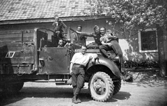 1942, Ladinek Viktor, teherautó, Ford G917T, autón ülni, Fortepan #264596