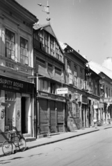 Serbia, Novi Sad, ulica Svetozara Miletića (ekkor Kossuth Lajos utca)., 1941, Horváth József, street view, bicycle, Fortepan #265005