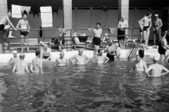 Hungary, Harkány, gyógyfürdő., 1941, Horváth József, bathing suit, deck chair, Fortepan #265013