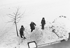 Magyarország, Dombóvár, Dombó Pál utca 44., 1963, Erky-Nagy Tibor, tél, hó, Fortepan #26515