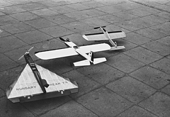 1968, Erky-Nagy Tibor, model plane, Fortepan #26522