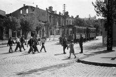 1941, Horváth József, tram, wreck, Fortepan #265227