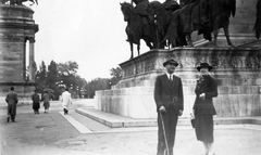 Magyarország, Budapest XIV., Hősök tere, Millenniumi emlékmű., 1935, Fábián Sámuel, Budapest, Fortepan #26526