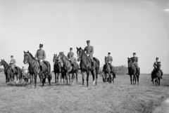 Magyarország, a felvétel a Jászkun huszárok Falkavadász Társaságának Hubertus lovaglásán készült., 1939, Horváth József, lovas, magyar katona, lovasság, lovassport, lovaglás, Fortepan #266059