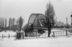 Hungary, Győr, a Mosoni-Duna a Kossuth hídnál, szemben a túlparton Révfalu., 1974, Vízkelety László, Fortepan #266106