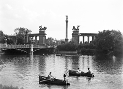 1938, Vízkelety László, boating, Fortepan #266313