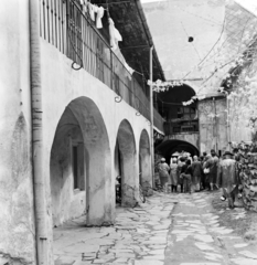 Magyarország, Kőszeg, Jurisics tér 10., a Meskó-ház udvara., 1966, Szilvási hagyaték, Fortepan #266402