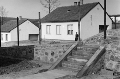 Hungary, (ekkor Ózd része, ma önálló), Görgei utca, lakótelep., 1959, Ábrahám Katalin és László, blocks, Fortepan #266603