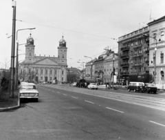 Hungary, Debrecen, Piac utca (Vörös Hadsereg útja), szemben a Református Nagytemplom., 1977, Pluhár Gábor, Fortepan #267053