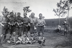 Hungary, Gödöllő, 4. Nemzetközi Cserkész Világtalálkozó (Jamboree)., 1936, Ladinek Viktor, tableau, scouting, Fortepan #267286