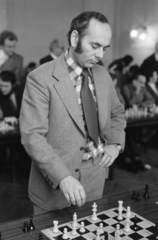 1979, Szentkuthy Ibolya, chess, portrait, Fortepan #267379