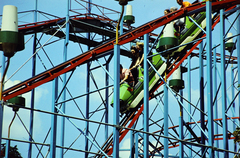 Hungary, Budapest XIV., 1975, Lorkó Fanni, amusement park, colorful, Budapest, Fortepan #267584