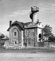 Magyarország, Budapest X., Harmat utca 41. Csősztorony., 1954, Geuduschek Tibor, romantika, utcakép, lépcső, Budapest, Zofahl Lőrinc-terv, Brein Ferenc-terv, Fortepan #26791