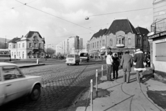 Hungary, Óbuda, Budapest III., Flórián tér, szemben a Vörösvári út, balra a Föld utca torkolata., 1977, Dorics István, Budapest, Fortepan #267925