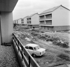 1974, Gárdos Katalin, mud, construction, condominium, Fortepan #268247