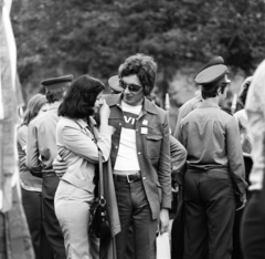 Hungary, Vác, Schuszter Konstantin (Konstantin) tér, a felvétel a fasizmus feletti győzelem 30. évfordulójának tiszteletére rendezett nagygyűlésen készült, 1975. május 11-én., 1975, Gárdos Katalin, Fortepan #268281