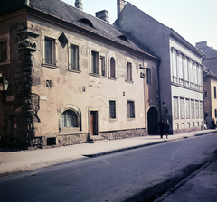 Magyarország, budai Vár, Budapest I., balra az Úri utca 13. számú ház az Anna utca sarkon., 1966, Gárdos Katalin, Budapest, színes, Fortepan #268355