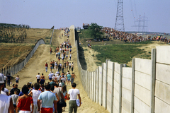 Magyarország, Hungaroring, Mogyoród, a felvétel a Formula-1 első magyar nagydíj alkalmával készült., 1986, Glósz András, autóverseny, Forma-1, Fortepan #268538