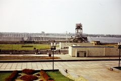 Ukrajna, Zaporizzsja, a Dnyeperi vízerőmű., 1982, Irházi Sándor, Fortepan #268641