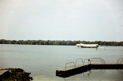 Ukrajna, Zaporizzsja, szárnyashajó a Dnyeper folyón, a felvétel a Hortica szigeten készült., 1982, Irházi Sándor, Fortepan #268645