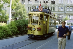 Switzerland, Zurich, Usteristrasse a Bahnhofstrasse felé., 1983, Kanyó Béla, Fortepan #268868