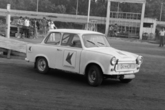 Hungary, Budapest VIII., Kerepesi úti Ügetőpálya, autós-kaszkadőr bemutató., 1983, Kanyó Béla, number plate, Budapest, Fortepan #269316