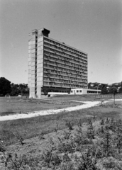 Magyarország, Budapest XI., Budaörsi út 95-101., ELTE Budaörsi úti Kollégium., 1970, Középületépítő Vállalat - Kreszán Albert - Koczka András - Kemecsei József, Budapest, Fortepan #269499