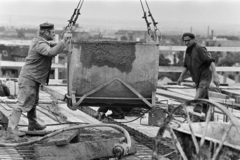 Magyarország, Budapest XIV., Thököly út 97-101., a Pest Megyei Bíróság építkezése., 1970, Középületépítő Vállalat - Kreszán Albert - Koczka András - Kemecsei József, Budapest, Fortepan #269548