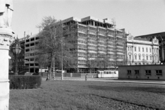 Magyarország, Budapest V., Kossuth Lajos tér 6-8., Műszaki és Természettudományi Egyesületek Szövetsége / MTESZ-székház építkezése., 1971, Középületépítő Vállalat - Kreszán Albert - Koczka András - Kemecsei József, Budapest, Fortepan #269556