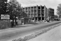 Magyarország, Budapest XII., Eötvös út 40., a Hotel Olimpia építkezése., 1971, Középületépítő Vállalat - Kreszán Albert - Koczka András - Kemecsei József, Budapest, Fortepan #269572