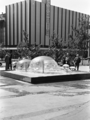 Magyarország, Budapest VIII., Blaha Lujza tér, Corvin Áruház., 1972, Középületépítő Vállalat - Kreszán Albert - Koczka András - Kemecsei József, Budapest, Fortepan #269586