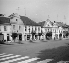 Magyarország, Kőszeg, Fő (Köztársaság) tér., 1969, Ladinek Viktor, gyalogátkelő, Fortepan #269623