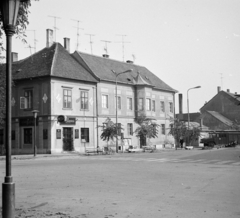 Magyarország, Kőszeg, Fő (Köztársaság) tér a Kossuth Lajos utca felé nézve., 1969, Ladinek Viktor, gyalogátkelő, Fortepan #269630