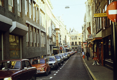 Netherlands, The Hague, Herenstraat a Bleijenburg felé., 1977, Ladinek Viktor, colorful, Fortepan #269652