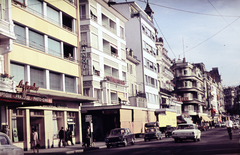 Svájc, Montreux, Grand' Rue, a Hôtel Parc et Lac mögött a Rue du Marché torkolata., 1962, Ladinek Viktor, Fortepan #269705