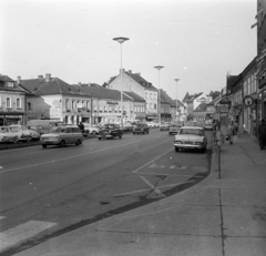 Ausztria, Amstetten, Hauptplatz., 1963, Ladinek Viktor, rendszám, Fortepan #269740