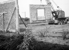 Hungary, Budapest XIV., Tihamér utca - Vadvirág utca - Vezér utca közötti építési terület., 1958, Ladinek Viktor, construction, concrete block of flats, Budapest, Fortepan #269774