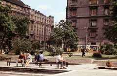 Magyarország, Budapest V., Jászai Mari tér., 1970, Szilvási hagyaték, Budapest, színes, Fortepan #270033