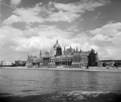 Hungary, Budapest V., a Parlament a Duna felől., 1962, Vozárik Edit, parliament, Danube, Budapest, Fortepan #270205