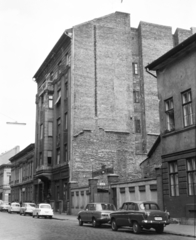 Magyarország, Budapest VI., Szondi utca a Szinyei Merse utca irányából a Székely Bertalan utca felé nézve., 1970, Vozárik Edit, tűzfal, Budapest, Fortepan #270358