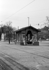 Magyarország, Budapest II., Szilágyi Erzsébet fasor, Budagyöngye villamosmegálló., 1971, Vozárik Edit, Budapest, Fortepan #270444