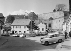 Magyarország, Eger, Tinódi Sebestyén (Dózsa György) tér, szemben a Vár., 1976, Vozárik Edit, Fortepan #270456