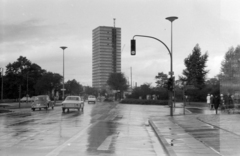 Germany, Hamburg, Ludwig-Erhardt-Straße (Ost-West-Straße) a Holstenwall sarkánál., 1965, Ungváry Rudolf, tall house, Fortepan #270605