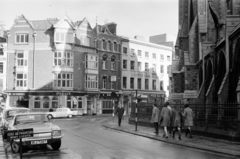 Írország, Dublin, Saint Andrew Street, jobbra a Szent András-templom., 1968, Fodor András örökösei, Fortepan #270932