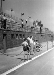 Magyarország, Margitsziget, Budapest, Úttörő sporttelep / Úttörő stadion (később Margitszigeti Atlétikai Centrum)., 1961, Lipovits Károly, Fortepan #271157