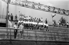 Magyarország, Margitsziget, Budapest, Úttörő sporttelep / Úttörő stadion (később Margitszigeti Atlétikai Centrum)., 1961, Lipovits Károly, Best of, Fortepan #271159