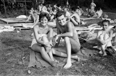 Magyarország, Sopron, Lővér strandfürdő., 1961, Lipovits Károly, Fortepan #271218